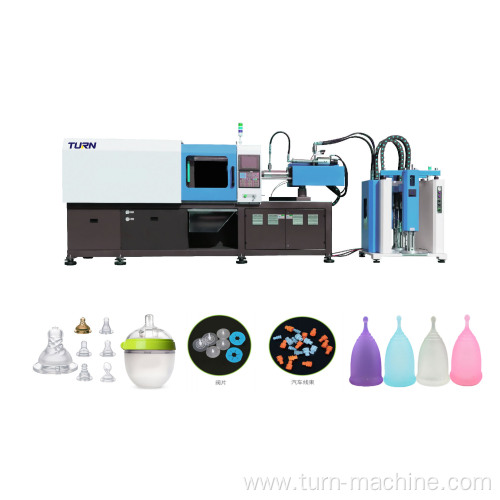 Silicone baby feeding injection molding machine